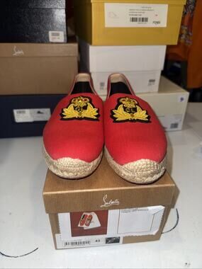 Christian Louboutin espadrille flats size 43 (10 men’s)